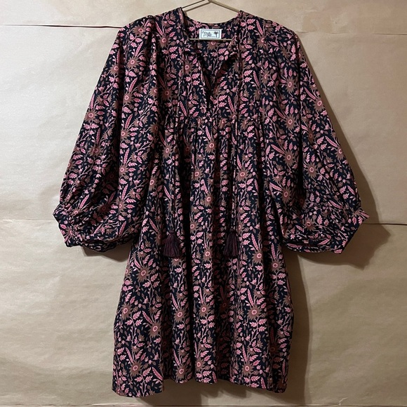 Mille Dresses & Skirts - Tuckernuck | Mille Resort Daisy Dress Fiore Popover Tie Neck Mini Dress Size S